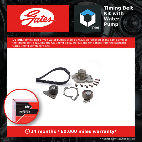 Timing belt water - timing, kit