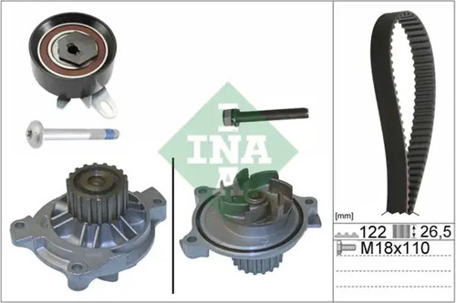 Timing belt kit - belt, pump