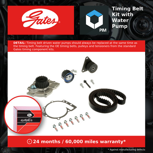 Timing belt water pump - timing, &