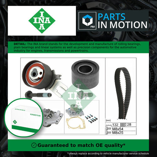 Timing belt water pump kit - belt, &